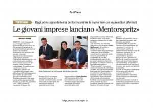 Le giovani imprese lanciano &quot;Mentorspritz&quot;