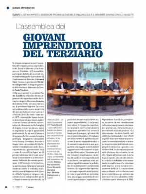 L’assemblea dei Giovani Imprenditori del Terziario