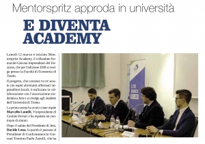 Mentorspritz approda in università e diventa Academy