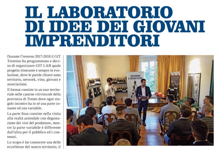 Il laboratorio di idee dei giovani imprenditori