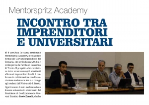 Mentorspritz Academy: Incontro tra imprenditori ed universitari