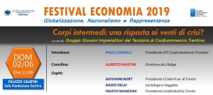 Festival dell&#039;Economia 2019 - Corpi intermedi: una risposta ai venti di crisi?